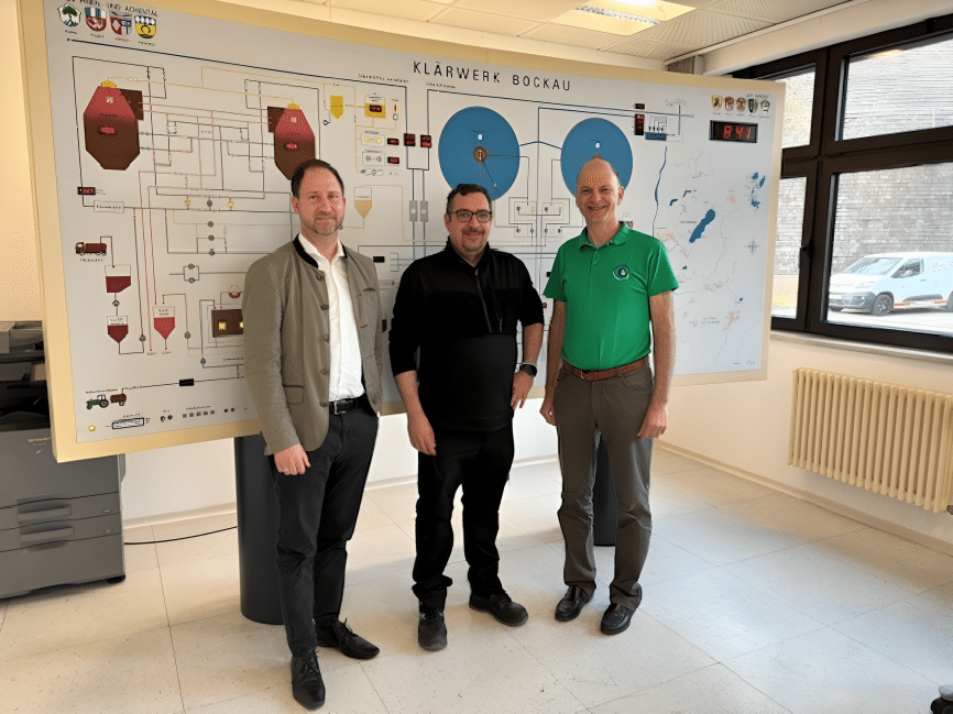 Neuer Mitarbeiter auf der Kläranlage Bockau